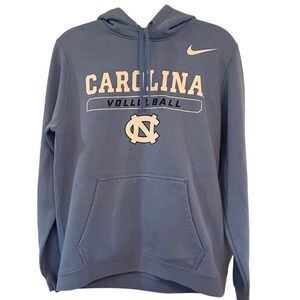 Nike UNC Tar Heels Volleyball Hoodie ‎ Small Carolina Blue Pullover Graphic